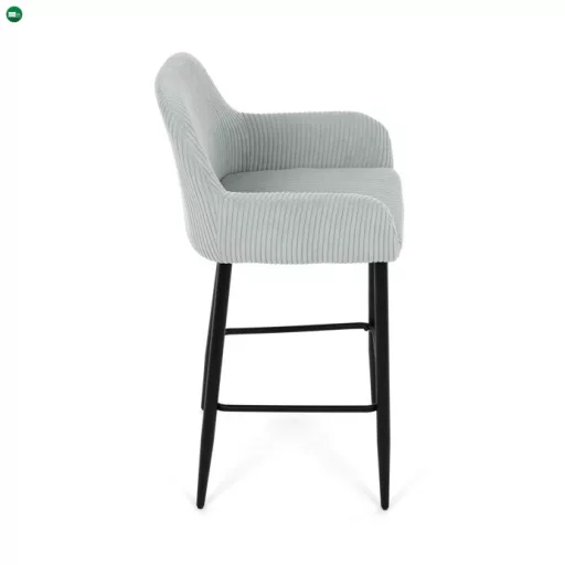 Bárszék kék szövet AUB-V4009 BLUE6