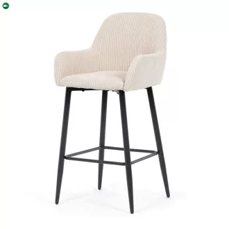 Bárszék bézs szövet AUB-V4009 CRM6