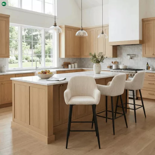 Bárszék bézs szövet AUB-V4009 CRM6