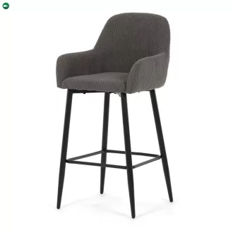 Bárszék szürke szövet AUB-V4009 GREY6