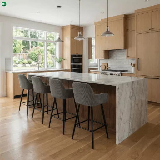 Bárszék szürke szövet AUB-V4009 GREY6