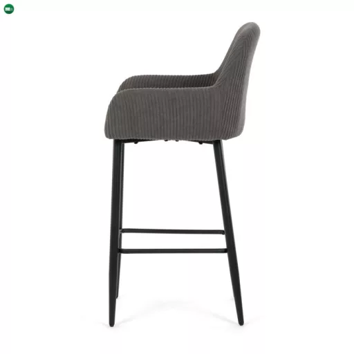 Bárszék szürke szövet AUB-V4009 GREY6