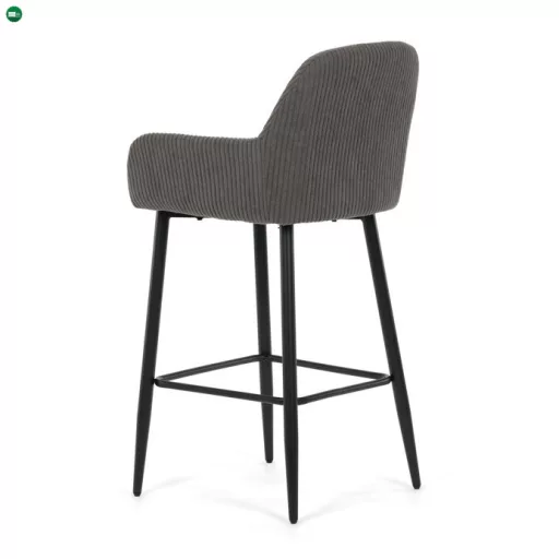 Bárszék szürke szövet AUB-V4009 GREY6