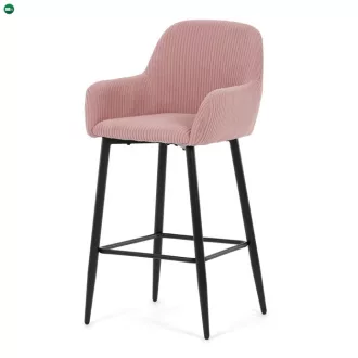 Bárszék rózsaszín szövet AUB-V4009 PINK6