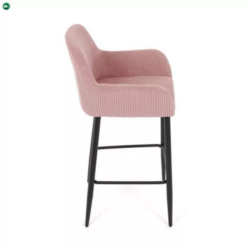 Bárszék rózsaszín szövet AUB-V4009 PINK6