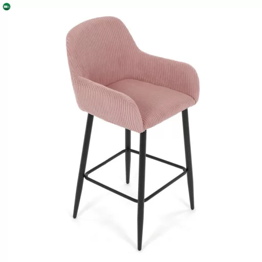 Bárszék rózsaszín szövet AUB-V4009 PINK6