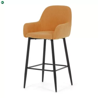 Bárszék sárga szövet AUB-V4009 YEL6