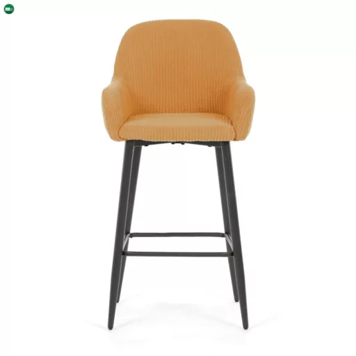 Bárszék sárga szövet AUB-V4009 YEL6