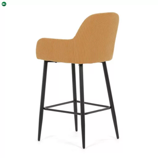 Bárszék sárga szövet AUB-V4009 YEL6