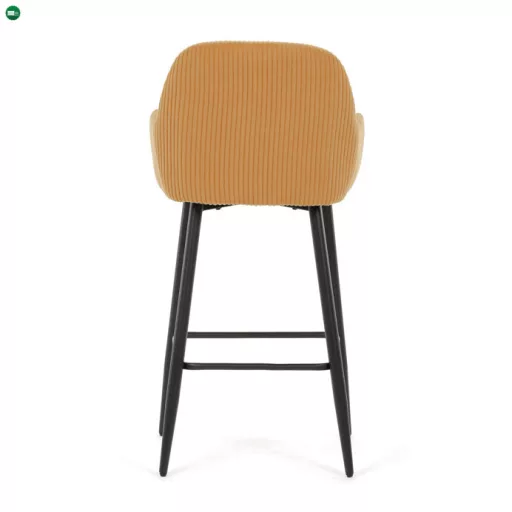 Bárszék sárga szövet AUB-V4009 YEL6