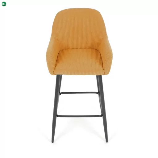 Bárszék sárga szövet AUB-V4009 YEL6