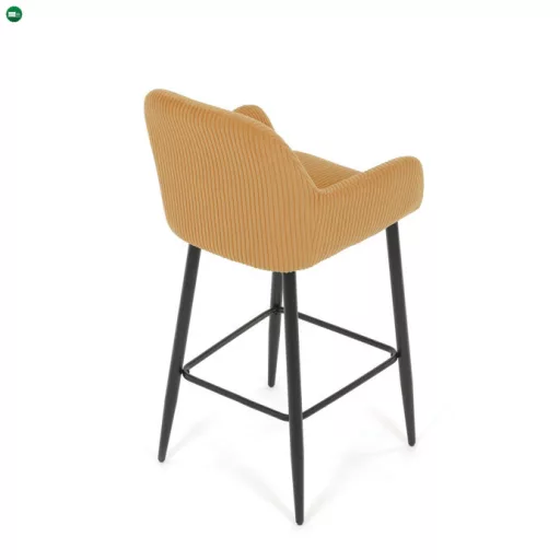 Bárszék sárga szövet AUB-V4009 YEL6