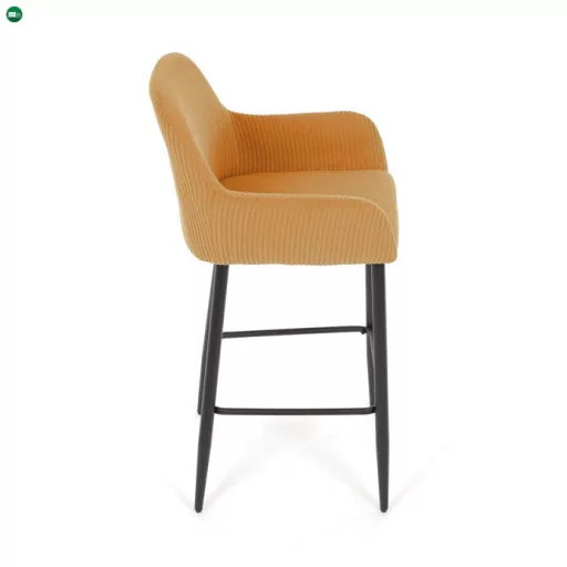 Bárszék sárga szövet AUB-V4009 YEL6