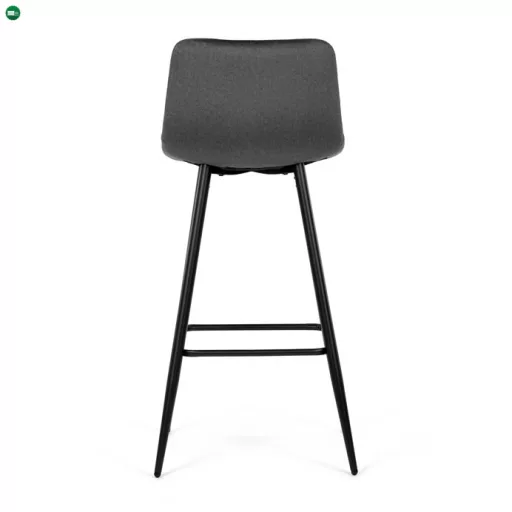 Bárszék szürke szövet kárpitozással - AUB-X7015 GREY2