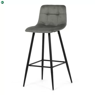 Zöld Szövet Bárszék. AUB-X7015 GRN2