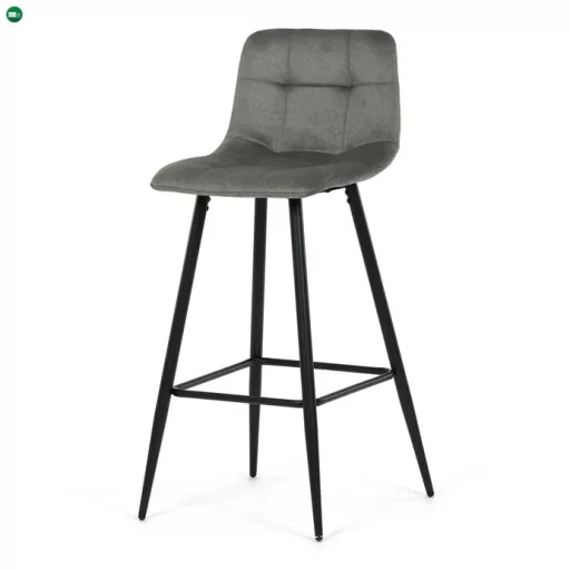 Zöld Szövet Bárszék. AUB-X7015 GRN2