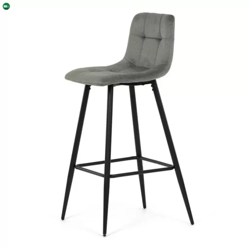 Zöld Szövet Bárszék. AUB-X7015 GRN2