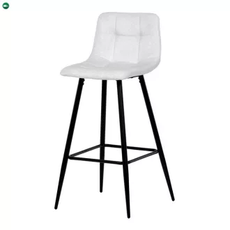 Fehér Szövet Bárszék. AUB-X7015 WT2