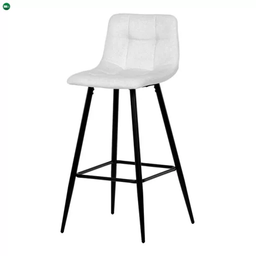 Fehér Szövet Bárszék. AUB-X7015 WT2