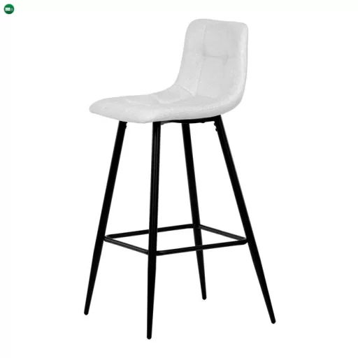 Fehér Szövet Bárszék. AUB-X7015 WT2