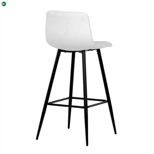 Fehér Szövet Bárszék. AUB-X7015 WT2