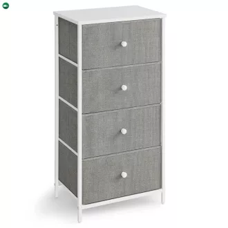Szürke komód 45×30×92 cm méretben – AUK-E1031-GREY