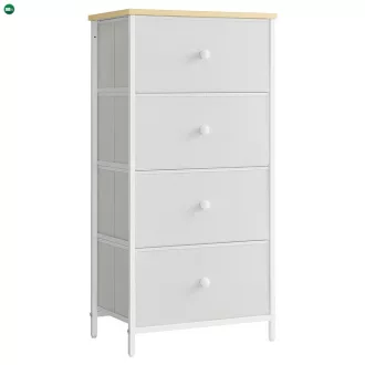 Komód Fehér színben 45x30x92cm AUK-E1031 WT