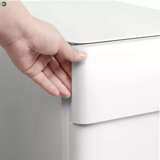Irodai konténer 30x46x59 cm, fém, fehér, AUK-E1130 WT