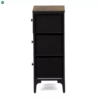 Többszínű MDF Komód 45×30×77 cm. AUK-W2001 BK