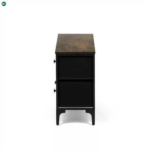 Többszínű MDF Komód 103×30×56 cm. AUK-W2103 BK