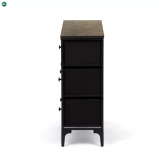 Többszínű MDF Komód 103×30×78 cm. AUK-W2104 BK