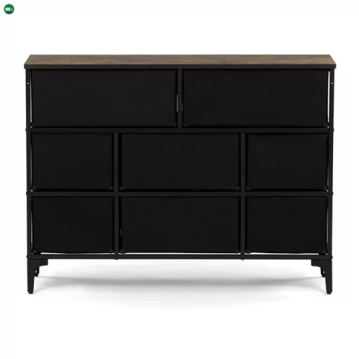 Többszínű MDF Komód 103×30×78 cm. AUK-W2104 BK