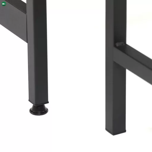 Étkezőgarnitúra 2 paddal, 110x60x75 cm méretben, MDF kivitelben, tölgy színben AUT-G1175 OAK