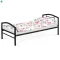 Egyszemélyes ágy 94x207 cm, fém, fekete, BED-1900 BK