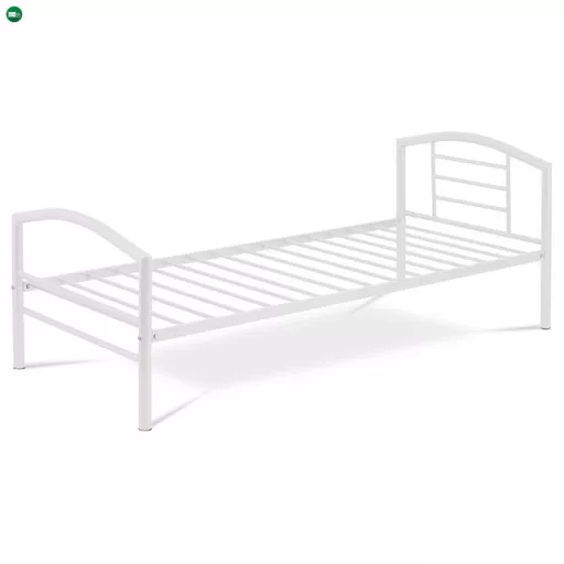 Egyszemélyes Fém Ágykeret Fehér Színben 90x200 cm