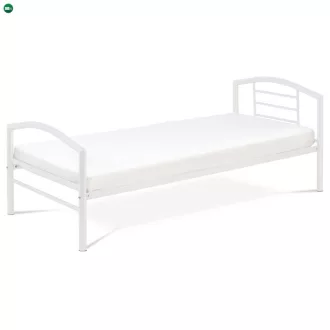 Egyszemélyes Fém Ágykeret Fehér Színben 90x200 cm