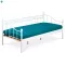 Fém Egyszemélyes Ágy 208×98 cm, Fehér Színben. BED-1905 WT