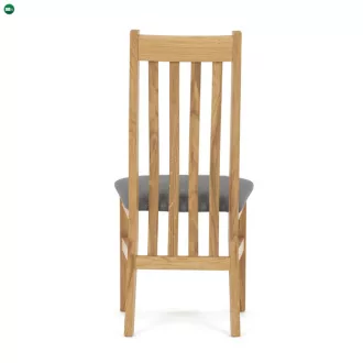   Natúr Tömörfa Étkezőszék, Szürke Üléssel. C-2100 GREY2