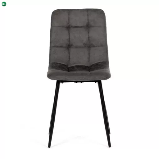 Fekete Vintage Szövet Étkezőszék. CT-281 BK3