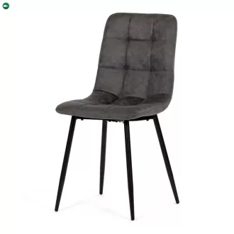 Fekete Vintage Szövet Étkezőszék. CT-281 BK3