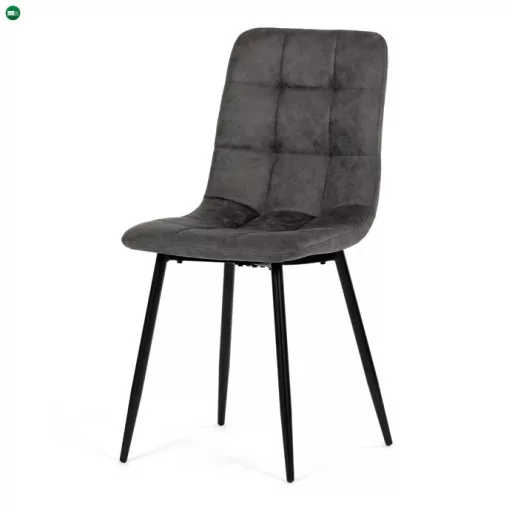 Fekete Vintage Szövet Étkezőszék. CT-281 BK3