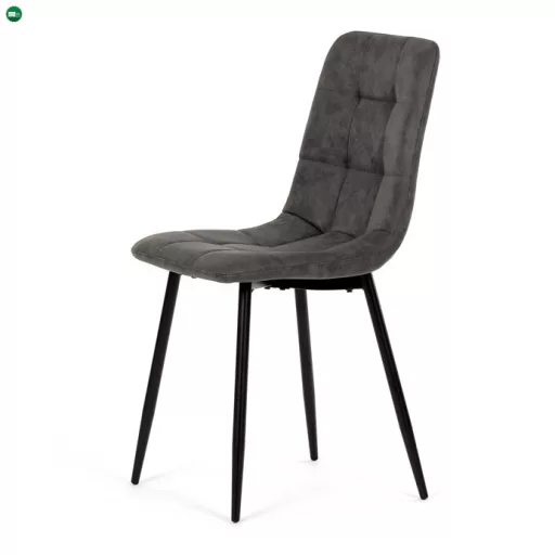 Fekete Vintage Szövet Étkezőszék. CT-281 BK3