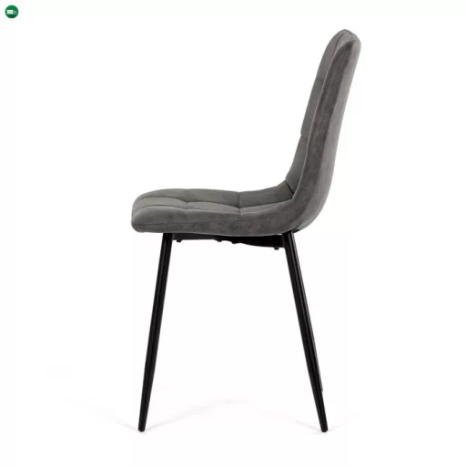 Fekete Vintage Szövet Étkezőszék. CT-281 BK3