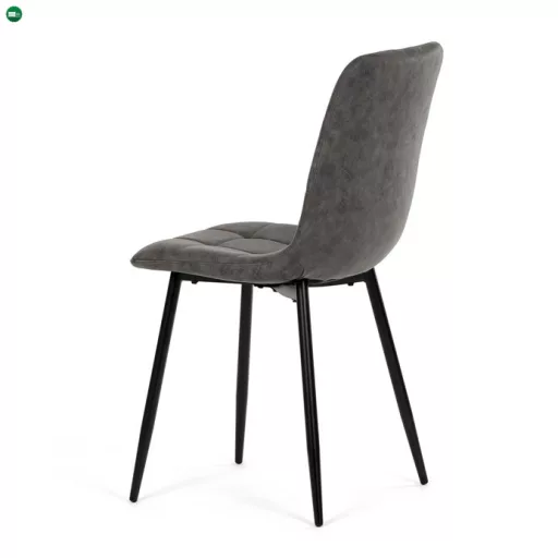 Fekete Vintage Szövet Étkezőszék. CT-281 BK3