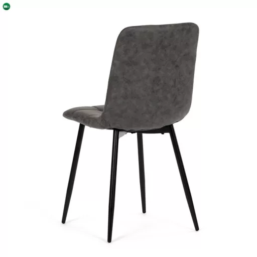 Fekete Vintage Szövet Étkezőszék. CT-281 BK3
