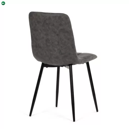 Fekete Vintage Szövet Étkezőszék. CT-281 BK3
