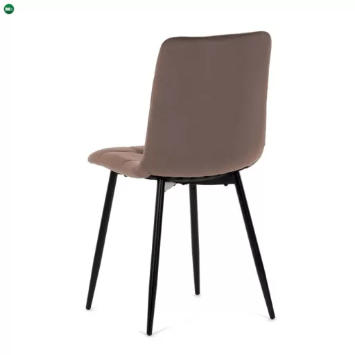 Étkezőszék barna, bársony anyag CT-281 BR4