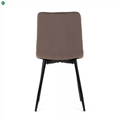 Étkezőszék barna, bársony anyag CT-281 BR4
