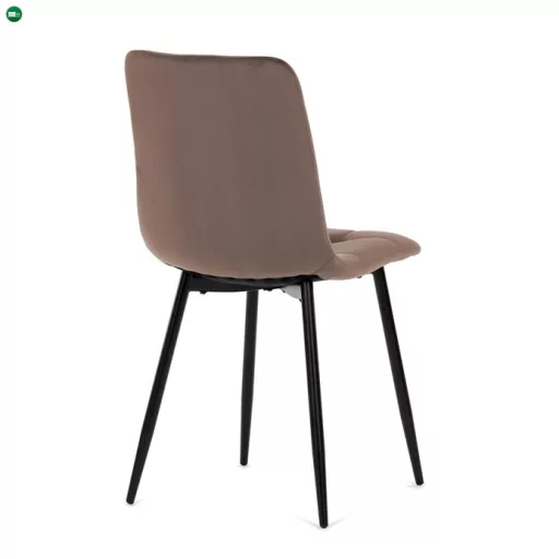 Étkezőszék barna, bársony anyag CT-281 BR4