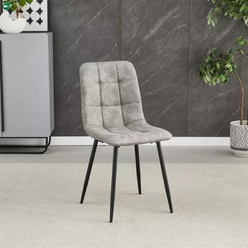 Szürke Vintage Szövet Étkezőszék. CT-281 GREY3